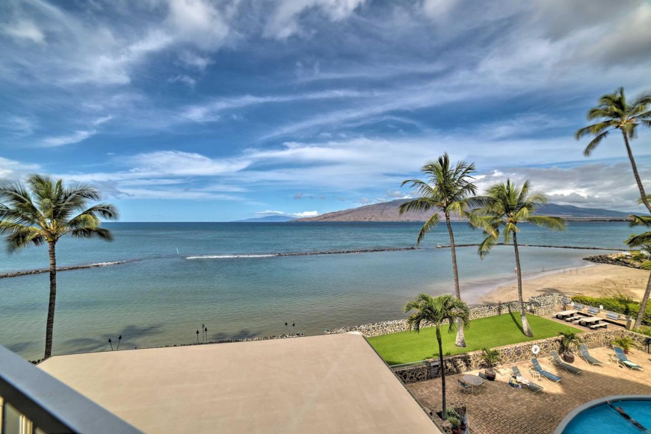 Beachfront Kihei Sanctuary With Lanai And Ocean Views! Ngoại thất bức ảnh