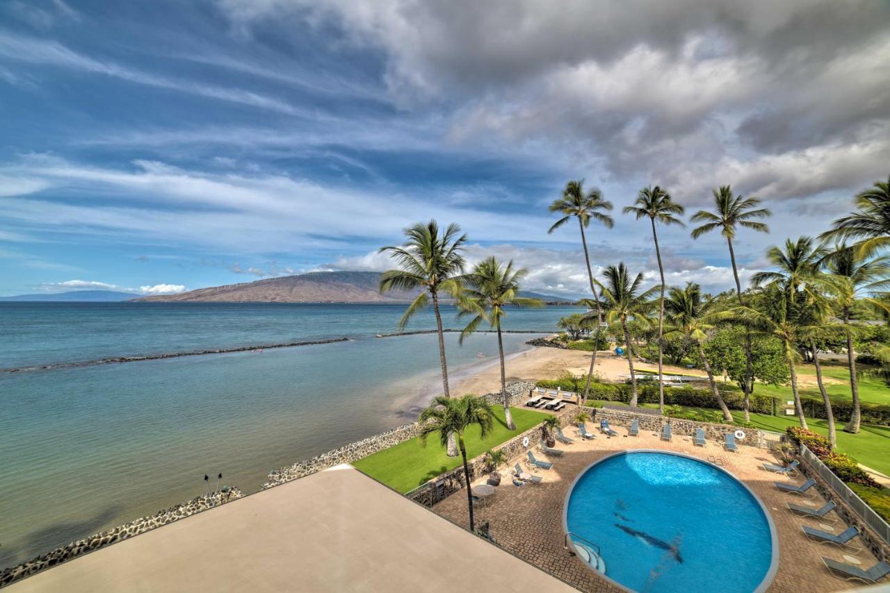 Beachfront Kihei Sanctuary With Lanai And Ocean Views! Ngoại thất bức ảnh