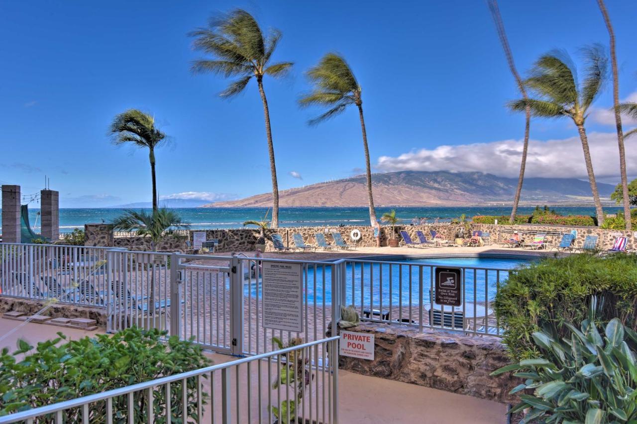 Beachfront Kihei Sanctuary With Lanai And Ocean Views! Ngoại thất bức ảnh