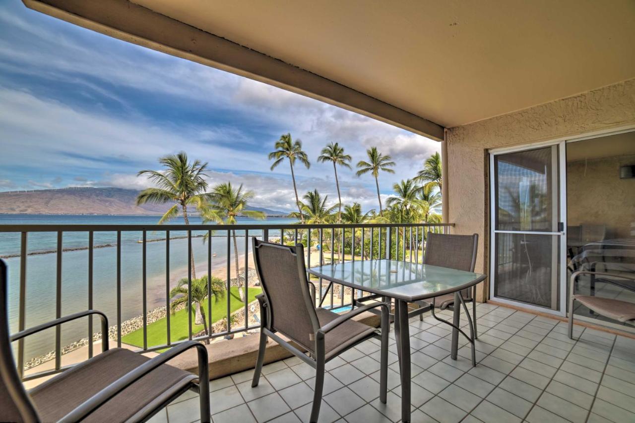 Beachfront Kihei Sanctuary With Lanai And Ocean Views! Ngoại thất bức ảnh